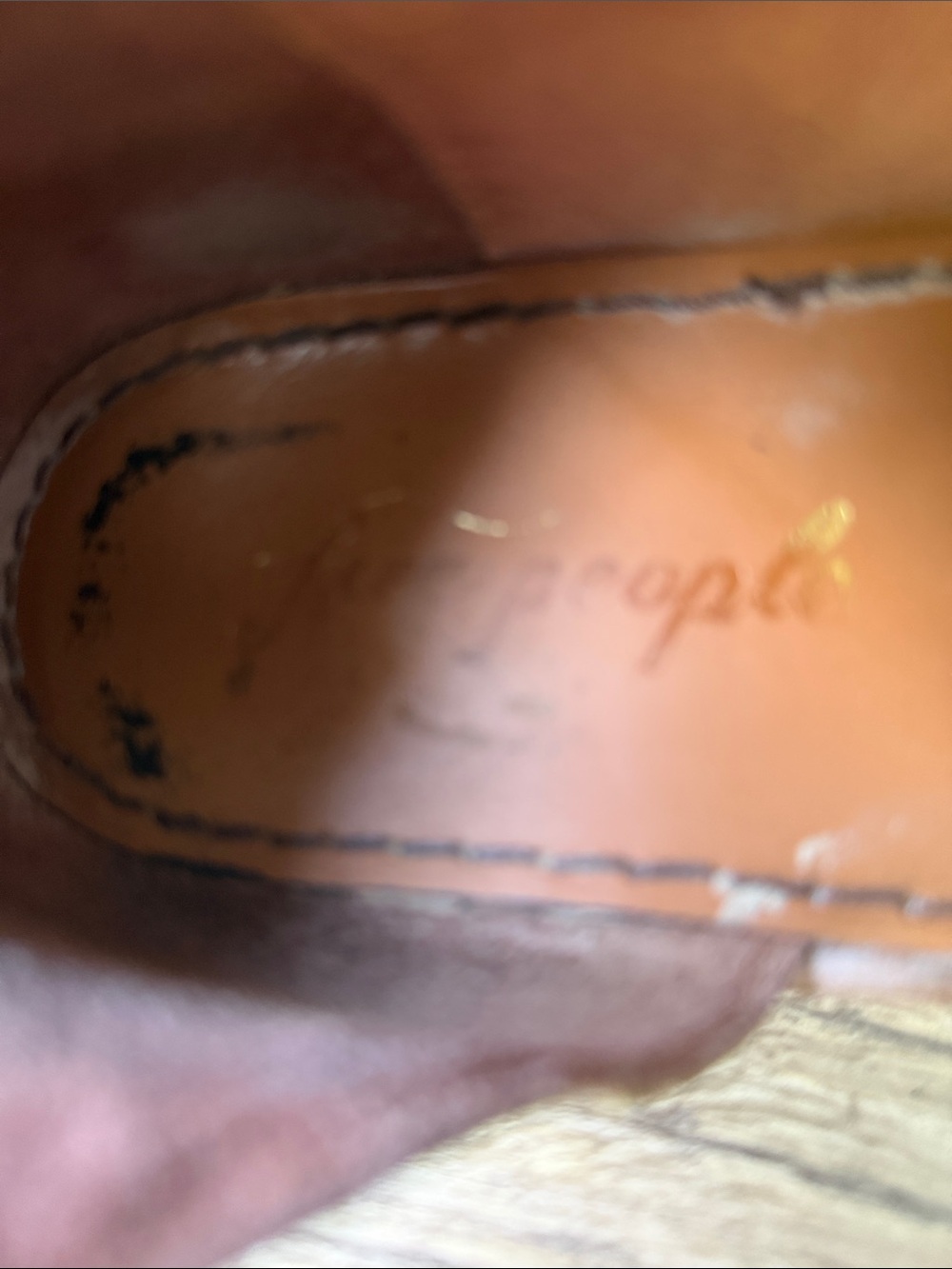 Free People Leather Sandals Flats EUC size 40 - Picture 9 of 10